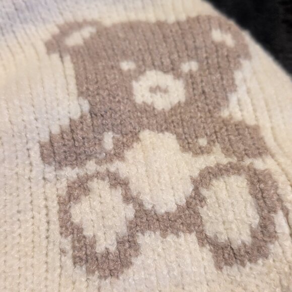 NWT No Boundaries Button-Front Cardigan Teddy Bear in Almond XXS - Picture 4 of 14